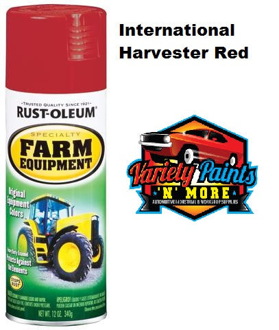 RustOleum International Harvester Red Farm & Implement Enamel Spray Paint 340 Gram **SEE NOTES