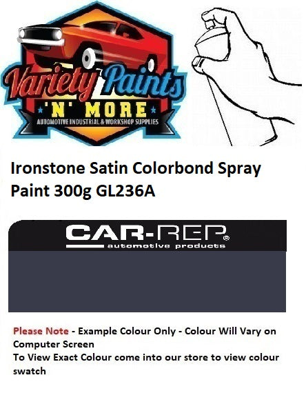 Ironstone Satin Colorbond Spray Paint 300g GL236A