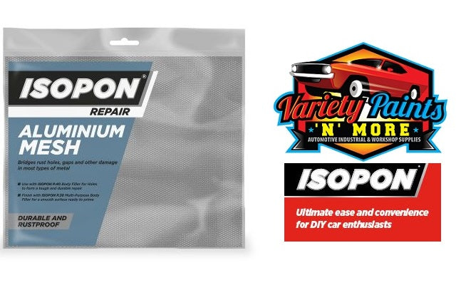 Isopon Aluminium Perforated Metal Mesh 25cm x 20cm