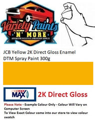 JCB Yellow 2K Direct Gloss Enamel Spray Paint 300g