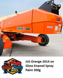 JLG Orange 2014 on Gloss Enamel Spray Paint 300g 