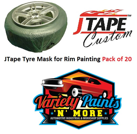 JTape Tyre Mask for Rim Painting 20 PACK