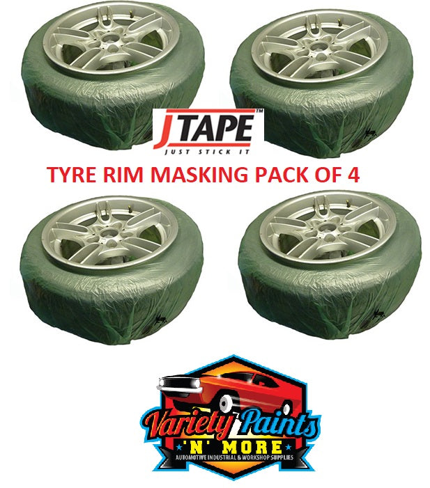 JTape Tyre Mask for Rim Painting Pack of 4