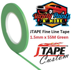 JTAPE Fine Line Tape 1.5mm x 55M Green 