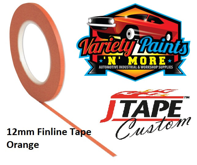 JTAPE Orange Fine Line Masking Tape 12mm x 55M