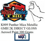 K009 Panther Mica Metallic GMH 2K DIRECT GLOSS Aerosol Paint 300 Grams 