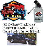 K010 Cherry Black Mica ACRYLIC GMH Touch Up Paint Bottle 50ml with Brush