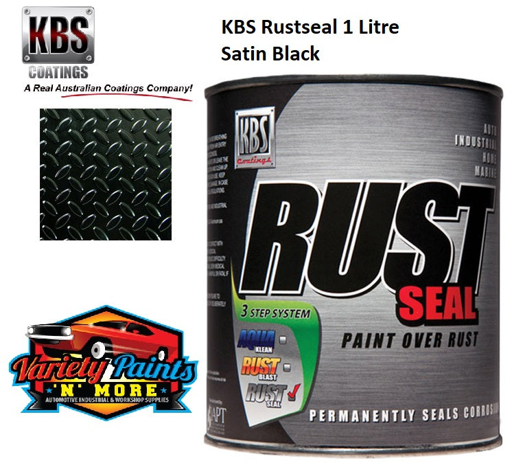 KBS Rustseal 1 Litre Satin Black