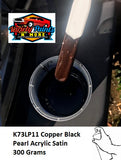 K73LP11 Copper Black Pearl Satin Acrylic  Aerosol Paint 300 Grams 