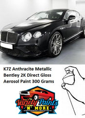 K7Z Anthracite Metallic Bentley 2K Direct Gloss Aerosol Paint 300 Grams
