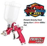 Prowin Gravity Feed Spray Gun 1.8mm 600cc Pot 