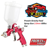 Prowin Gravity Feed Spray Gun 2.0mm 600cc Pot 