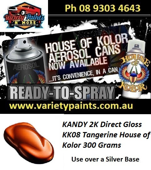 KANDY 2K Direct Gloss KK08 Tangerine House of Kolor 300 Grams