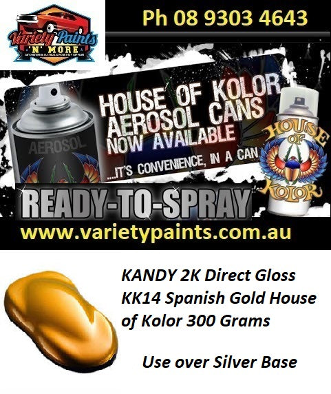 KANDY 2K Direct Gloss KK14 Spanish Gold House of Kolor 300 Grams