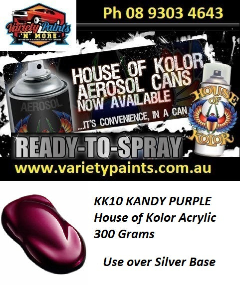 KANDY Acrylic KK10 PURPLE House of Kolor 300 Grams