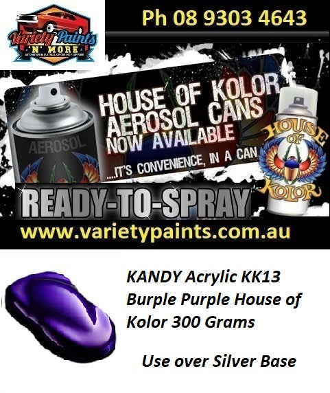 KANDY Acrylic KK13 Burple Purple House of Kolor 300 Grams