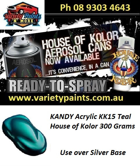 KANDY Acrylic KK15 Teal House of Kolor 300 Grams