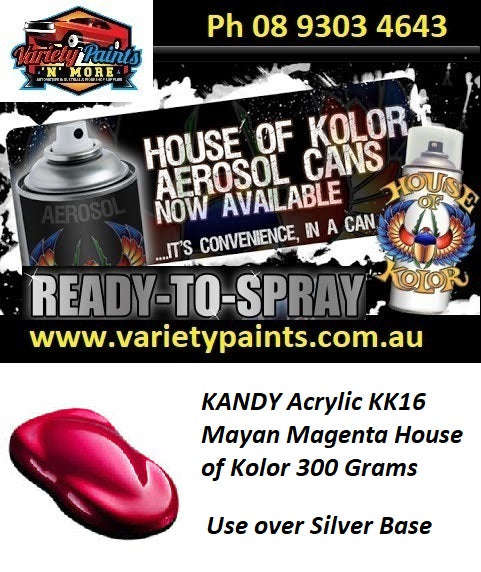 KANDY Acrylic KK16 Mayan Magenta House of Kolor 300 Grams