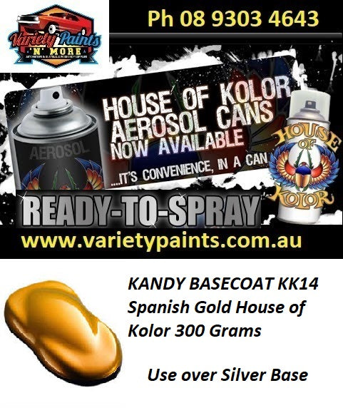 KANDY Basecoat KK14 Spanish Gold House of Kolor 300 Grams