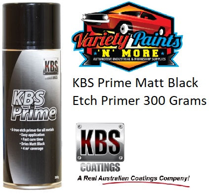 KBS Prime Matt Black Etch Primer 300 GRAMS