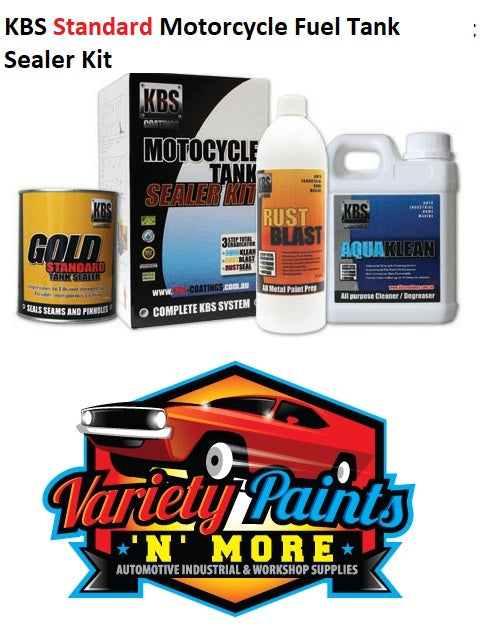 KBS Motorcycle Fuel Tank Sealer Kit for 20 Litre Tank SMALL