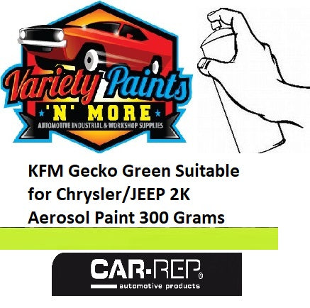 KFM Gecko Green Suitable for Chrysler/JEEP 2K Aerosol Paint 300 Grams