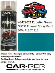 KG422021 Kobelko Green GLOSS Enamel Spray Paint 300g FLEET 115 