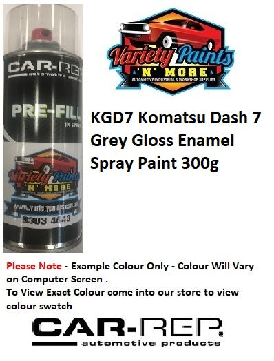 KGD7 Komatsu Dash 7 Grey Gloss Enamel Spray Paint 300g