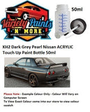 KH2 Dark Grey Pearl Nissan ACRYLIC Touch Up Paint Bottle 50ml 
