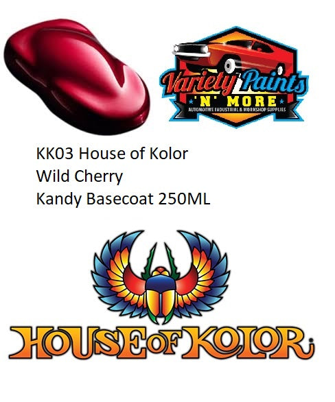 KK03 House of Kolor Wild Cherry Kandy Basecoat 250ML