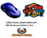 COBALT BLUE, KANDY BASECOAT, KBC-05 House of Kolor 1 Litre 