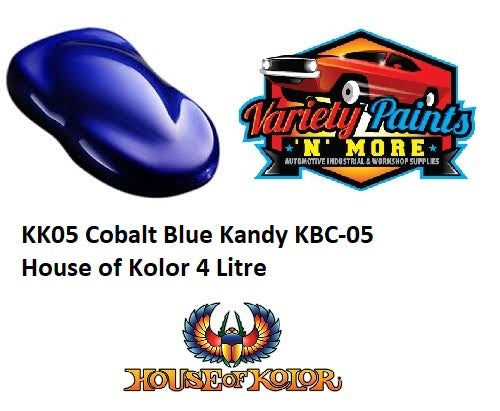 KK05 House of Kolor Cobalt Blue Kandy KBC-05   4 Litre