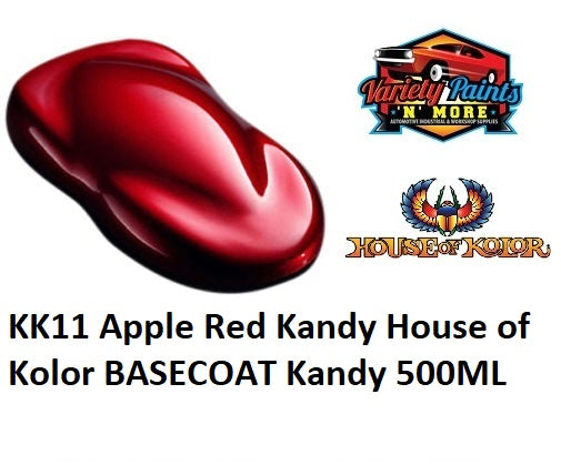 KK11 House of Kolor Apple Red Kandy   BASECOAT Kandy 500ML KBC11