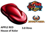House of Kolor Apple Red Urethane Kandy  3.8 Litres 
