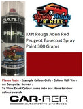 KKN Rouge Aden Red Peugeot Basecoat Spray Paint 300 Grams