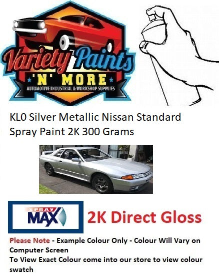 KLO Silver Metallic Suitable for NissanStandard Direct Gloss 2K 300 Grams