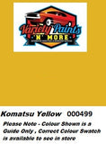 Valspar Komatsu Yellow 1 Lt TB300 Synthetic Topcoat Enamel 