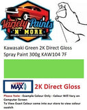 Kawasaki Green 2K Direct Gloss Spray Paint 300g KAW104 7F
