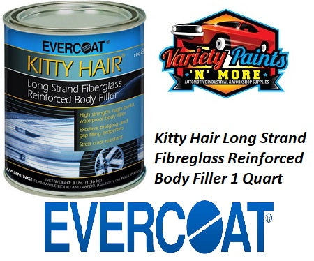 Kitty Hair Long Strand Fibreglass Reinforced Body Filler 1 Quart