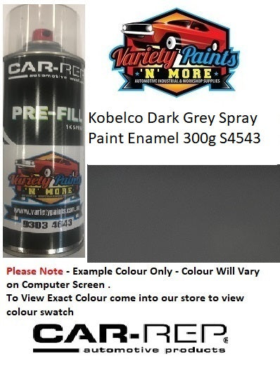 Kobelco Dark Grey Spray Paint Enamel 300g S4543