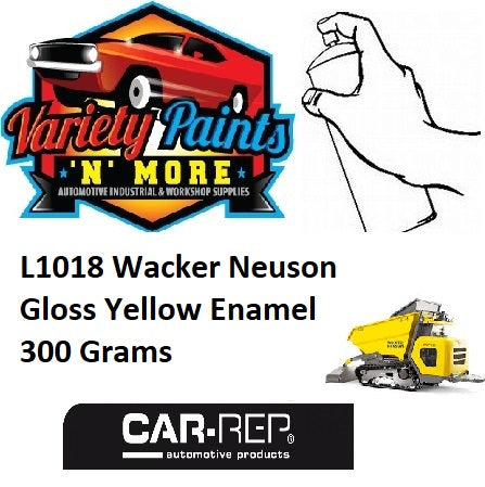 L1018 Wacker Neuson Yellow Gloss Enamel Spray Can 300 Grams