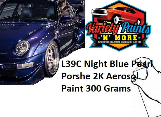 L39C Night Blue Pearl Porsche 2K Aerosol Paint 300 Grams