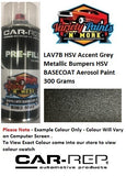 XXJ4B/LAV7B HSV Accent Grey Metallic Bumpers HSV BASECOAT Aerosol Paint 300 Grams 