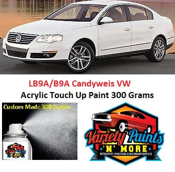 LB9A/B9A Candyweis VW Acrylic Touch Up Paint 300 Grams