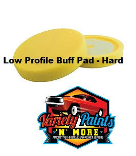 Velocity 150mm Velcro Foam Yellow Pad Hard Low Profile