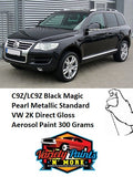 C9Z/LC9Z Black Magic Pearl Metallic Standard VW 2K Direct Gloss Aerosol Paint 300 Grams 