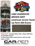 LGB2 LANDROVER BROWN GREY Landrover Acrylic Touch Up Paint 300 Grams