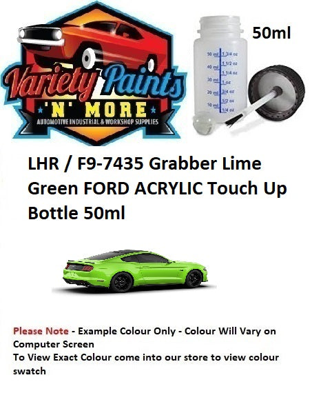 LHR / F9-7435 Grabber Lime Green FORD ACRYLIC Touch Up Bottle 50ml