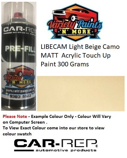 LIBECAM Light Beige Camo MATT Acrylic Touch Up Paint 300 Grams