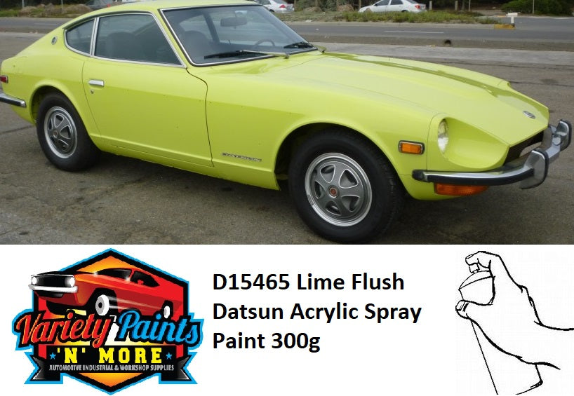 D15465 Lime Flush Datsun Acrylic Spray Paint 300g